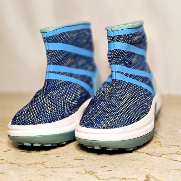 Lands' End Girls Blue Lightweight Mesh Slip-on Boots Youth Size 1 - Picture 2 of 8